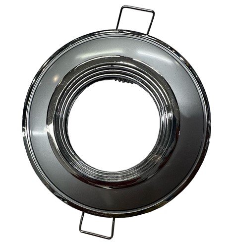 Светильник точечный неповоротный VULKAN 51 0 23 50Вт GU5.3 Ø90х5мм Øотв.76мм IP20 ITALMAC хром/матовый хром/хром УЦЕНКА