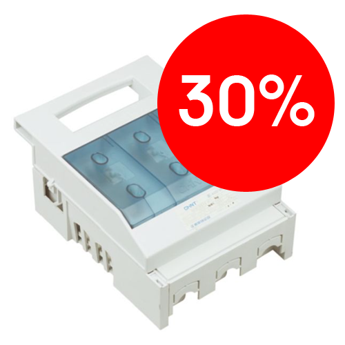 Выключатель-разъединитель 3п 400А откидной с вспомогательными контактами NHR17 CHINT (403019)