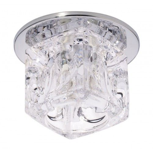 Светильник точечный неповоротный ICE 12 7 05 50Вт GU5.3 Ø115х80мм Øотв.50мм IP20 ITALMAC хром