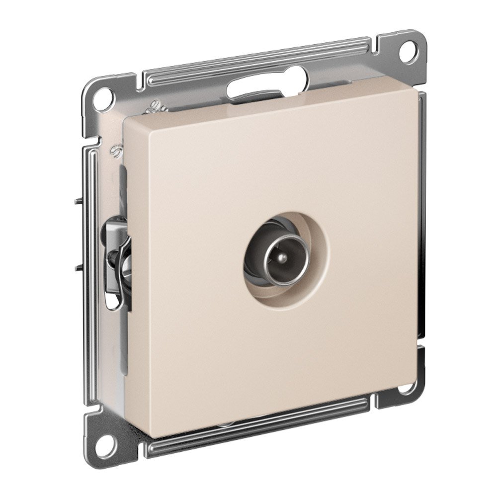 Розетка TV оконечная 1дБ (бежевый) ATLASDESIGN SE