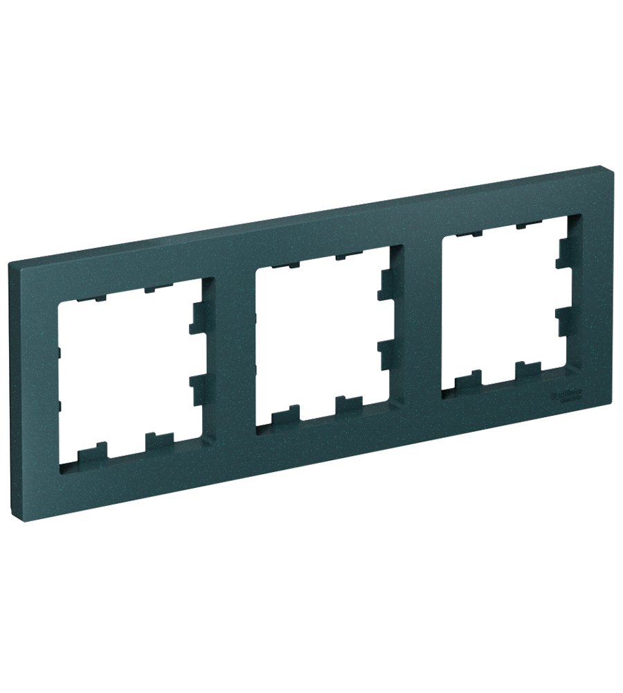 Рамка 3 поста универсальная (изумруд) ATLASDESIGN SE