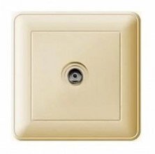 Розетка СУ TV в сборе (слоновая кость) W59 SE