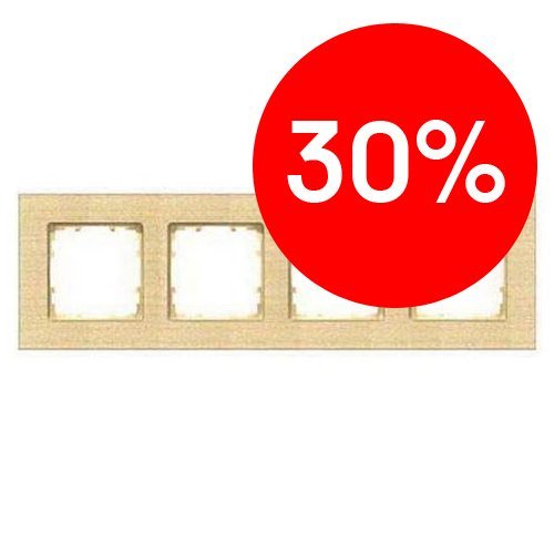 Рамка 4 поста (клен) DELTA MIRO Siemens (5TG11043) УЦЕНКА