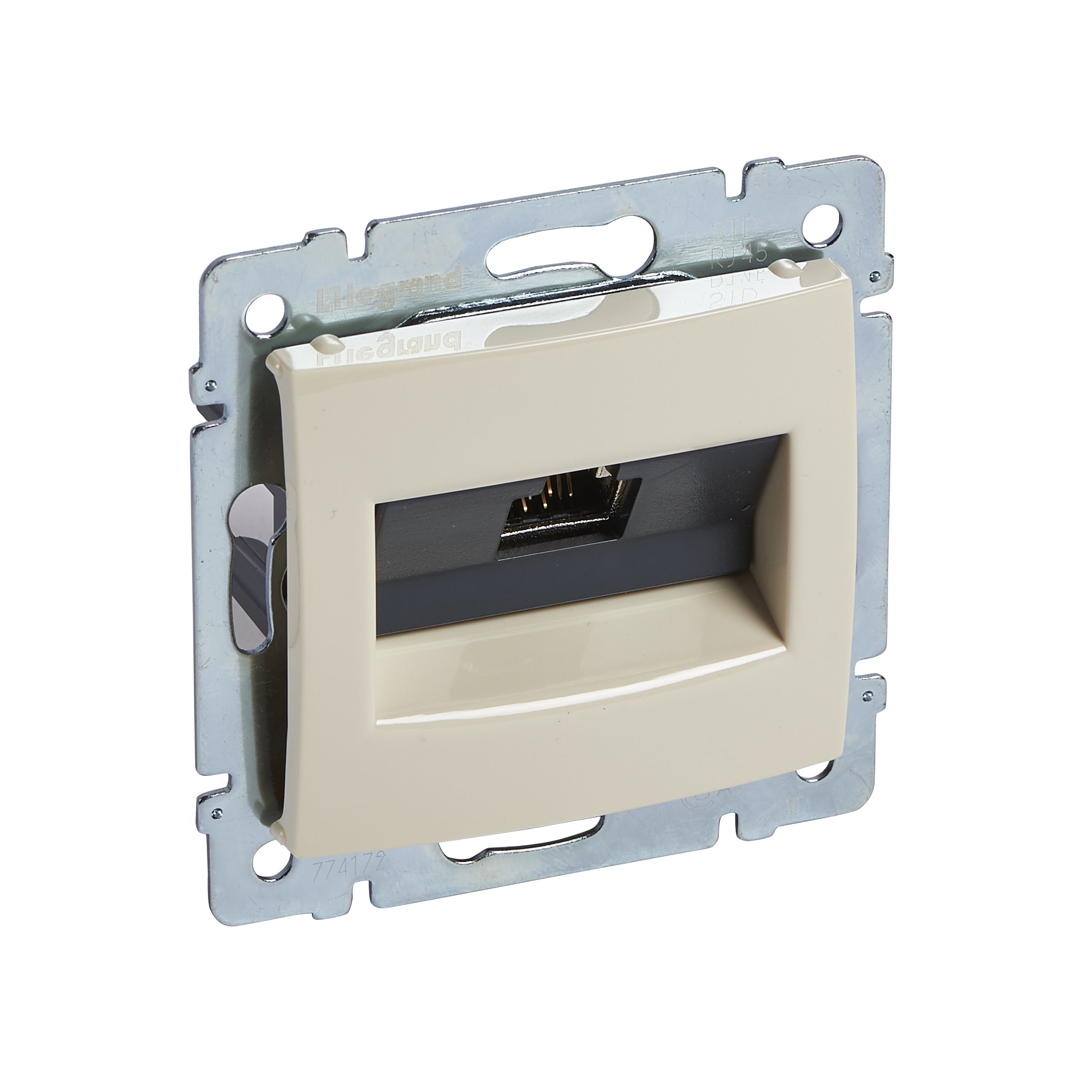 Розетка РС RJ45 категория UTP (слоновая кость) Valena Classic Legrand (774130)