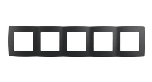 Рамка 5 постов (антрацит) Эра12 ЭРА (12-5005-05)