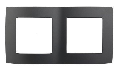 Рамка 2 поста (антрацит) Эра12 ЭРА (12-5002-05)