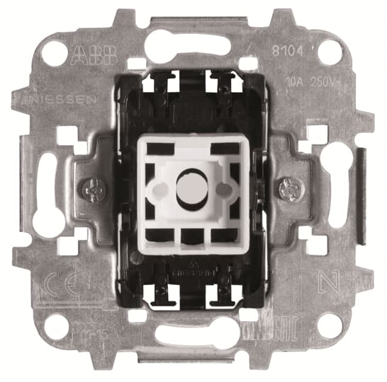 NIE 8104 Механизм 1-полюс.кнопки н/о контакт10А Olas/Tacto АВВ