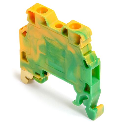 Клеммник на DIN-рейку 2.5мм2 MTK 1.5/2.5 (земля) (1291) ONKA