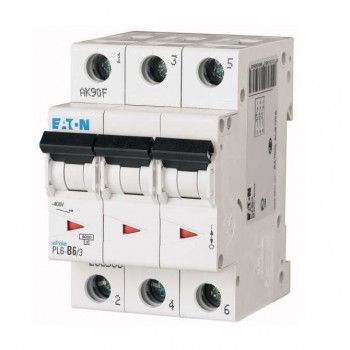 Автоматический выключатель 3п C6 6.0kA PL6 EATON (286598)