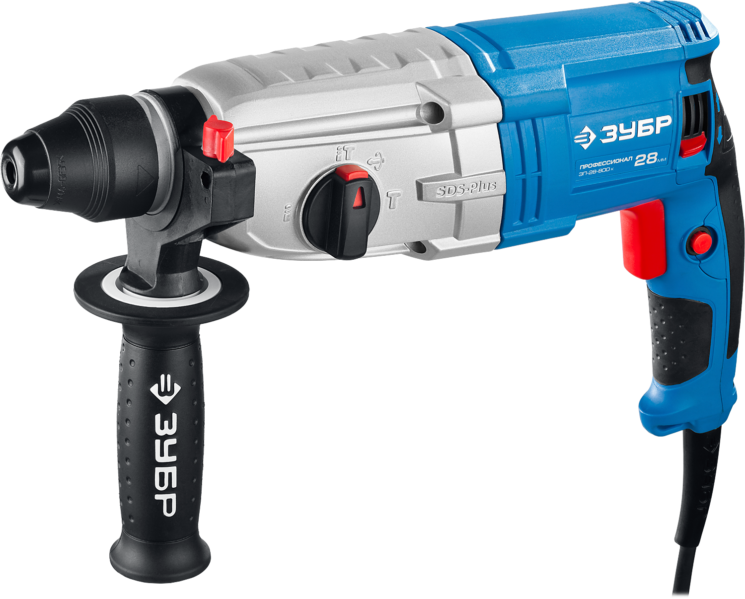 Перфоратор SDS-plus 800Вт (3.2 J) кейс Профессионал ЗУБР (ЗП-28-800 К)