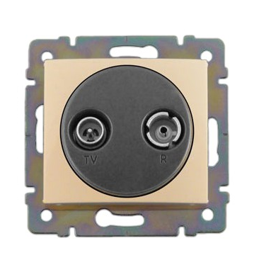 Розетка TV/RD оконечная 10дБ 862МГц (слоновая кость) Valena Classic Legrand (774333)