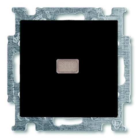 Выключатель 1кл с подсветкой 2006/1 UCGL-95 (шато-черный) Basic 55 ABB