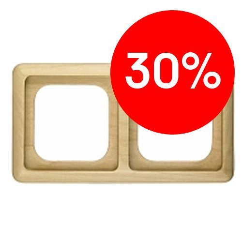 Рамка 2 поста (бук) DELTA NATURE Siemens (5TG1682) УЦЕНКА