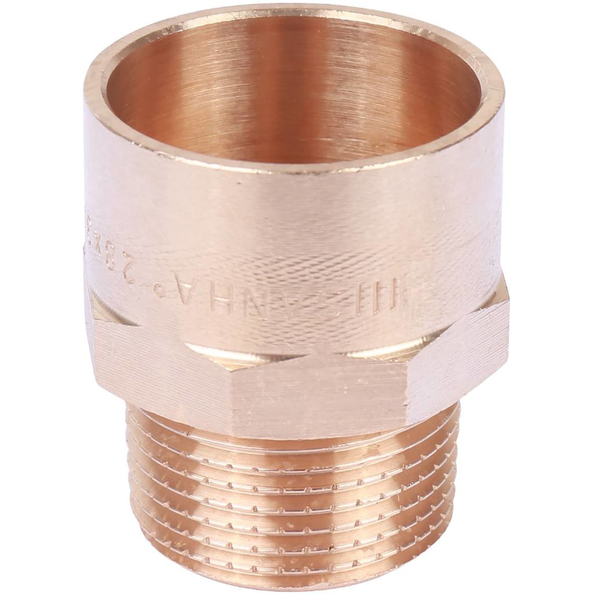 Переход 4243g ВП-НР бронза 28x3/4" для медных труб под пайку Sanha