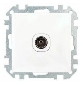 Розетка СУ TV (белый) СТИЛЬ BYLECTRICA