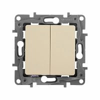 Переключатель 2кл (слоновая кость) Etika Legrand/Daccord/ИЭК (672312)