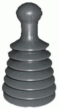 Вантуз пластиковый гофрированный