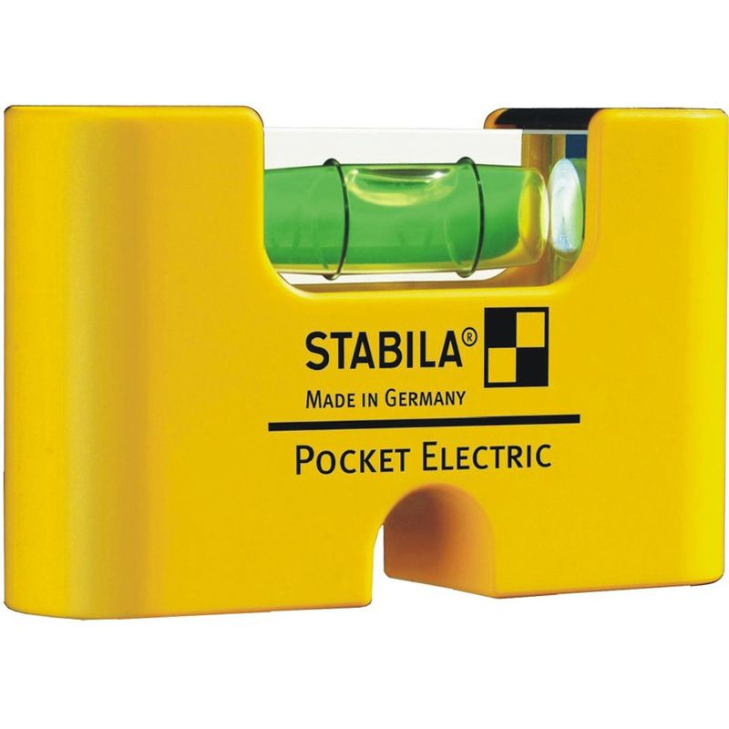 Уровень карманный 6.7см с зажимом 18115 Pocket Electric STABILA