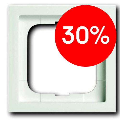 BJE Рамка 1 пост (белый бархат) Future Linear (1754-0-4531) УЦЕНКА