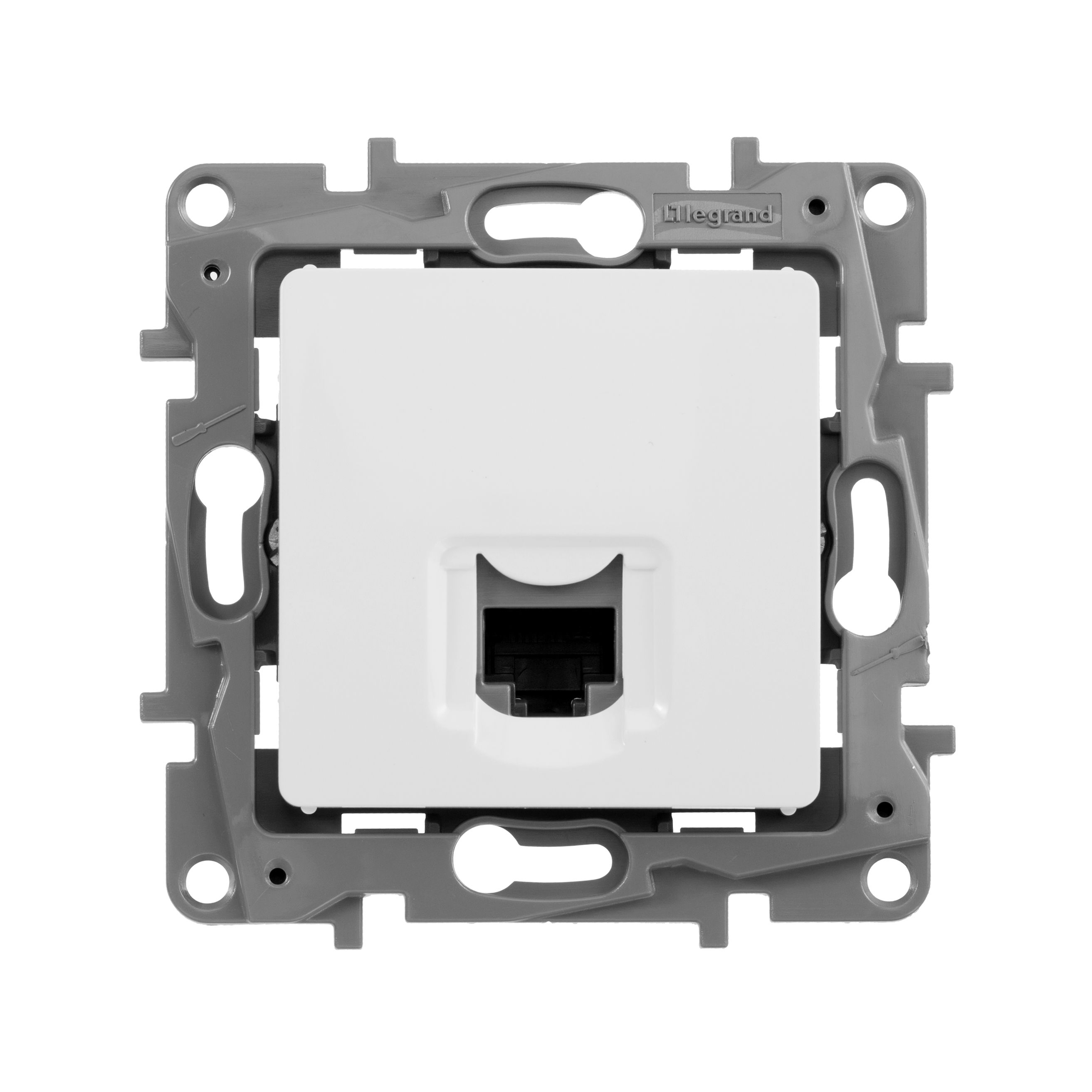 Розетка РС RJ45 категория 5e UTP (белый) Etika Legrand (672241)