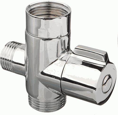 Дивертор для смесителя 3/4"х1/2"х3/4" нар/нар/вн. цинк MELODIA MKP20757C 34476