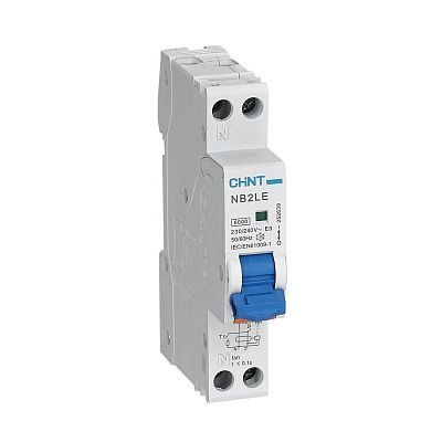 Дифференциальный автоматический выключатель 1п+N С25 30мА 6кА 1 мод электрон. тип A CHINT (NB2LE (R)) 