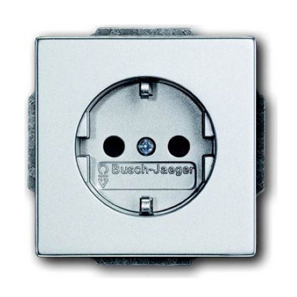 BJE 20 EUCKS-83-500 Розетка SCHUKO KS AgAl  Solo/Future (ABB)  (2013-0-5375)