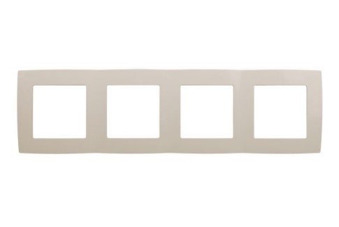 Рамка 4 поста (слоновая кость) Эра12 ЭРА (12-5004-02)