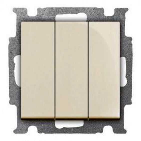 Выключатель 3кл 106/3/1 UC-92 (слоновая кость) Basic 55 ABB(1012-0-2158)
