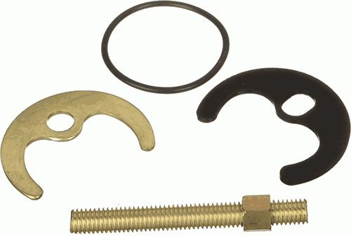 Шпилька для крепления смесителя на мойку (1 шпилька оцинкованная сталь + гайка М8 латунь ) 20761/MKP20761 TERMA