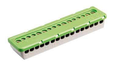 Клеммник винтовой PE7x16-9х6мм PEK/S16 (7гр) Mistral ABB