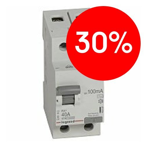 Устройство защитного отключения 2п 40А 100мА тип АС RX3 Legrand (402029)