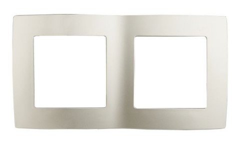 Рамка 2 поста (перламутр) Эра12 ЭРА (12-5002-15)