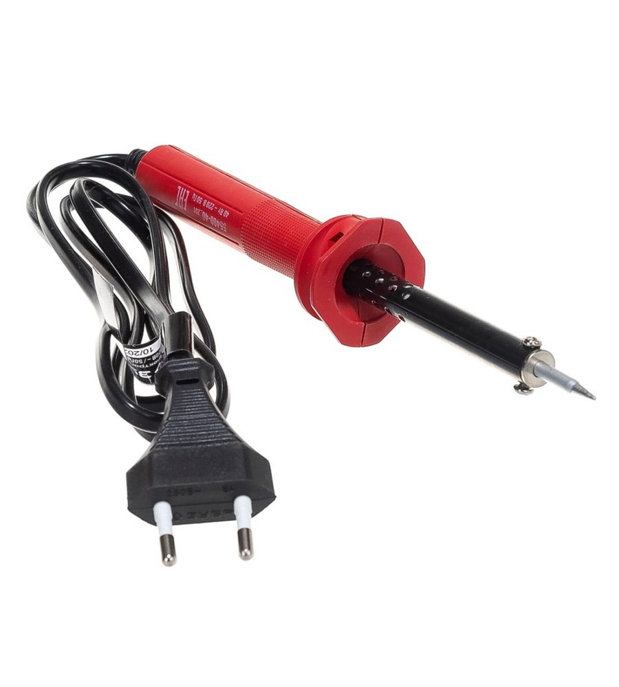 Электропаяльник с пластмассовой рукояткой 40Вт 55400-40_z01 МАСТЕР ЗУБР