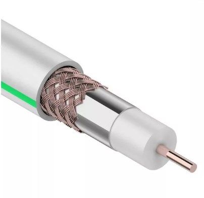Кабель коаксиальный телевизионный SAT 703 B_VE  75Ом (белый) CAVEL (Италия)