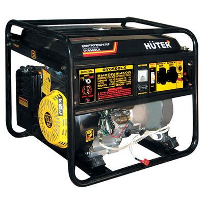 Электрогенератор DY6500LX 5Квт 79кг бензиновый электростартер HUTER