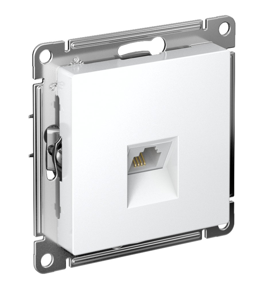 Розетка TF RJ11 (белый) ATLASDESIGN SE