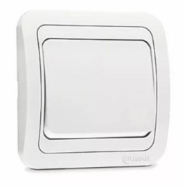 Выключатель СУ 1кл проходной со вставкой (белый) Mimoza MAKEL