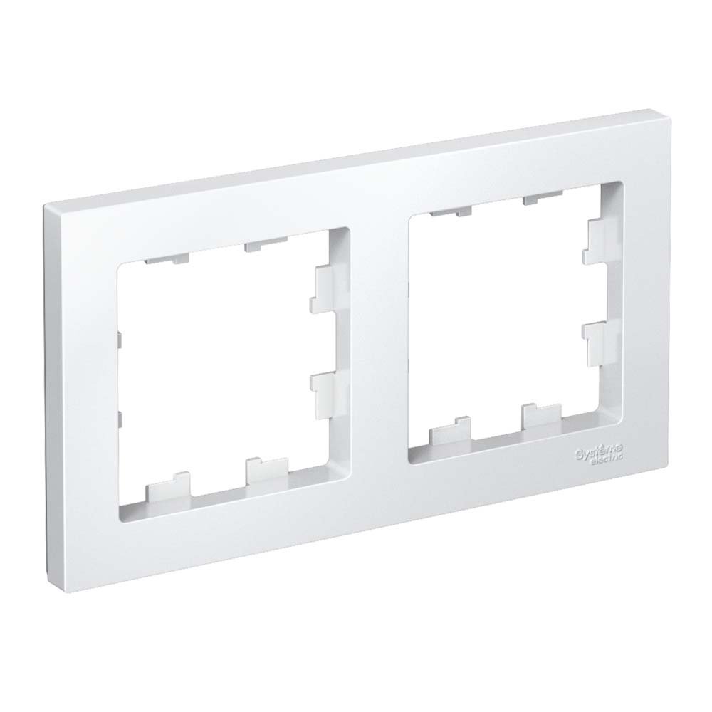 Рамка 2 поста универсальная (белый) ATLASDESIGN SE