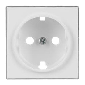 NIE 8588 BL Накладка для розетки SCHUKO серия SKY (альпийский белый) АВВ