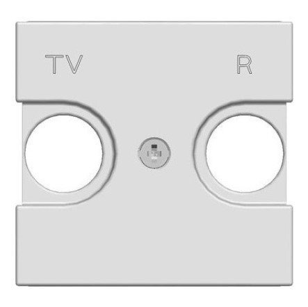 Накладка TV-R 2-модульная  N2250.8 BL (альпийский белый) Zenit ABB