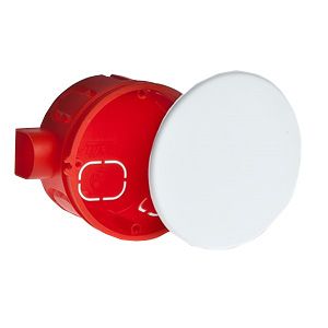 Коробка распаячная в бетон СУ Ø65мм H=40мм с крышкой IP30 ТУСО Ruvinil