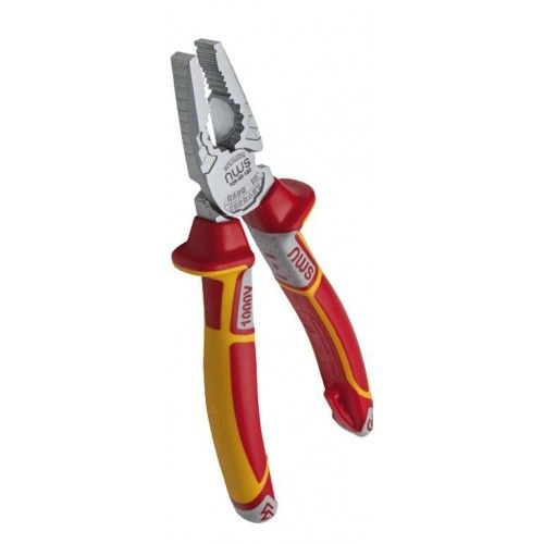 Пассатижи диэлектрические силовые CombiMax VDE 180мм до 1000В покрытие Crom рукоятки SoftGripp 3K 109-49-VDE-180 NWS