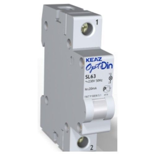 Лампа сигнальная OptiDin SL63-W-24AC/DC-УХЛ3 КЭАЗ