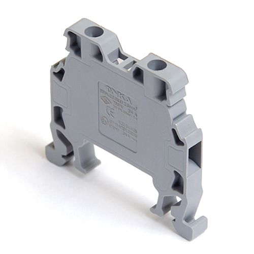 Клеммник на DIN-рейку 2.5мм2 MRK 2.5S (серый) (0902) ONKA
