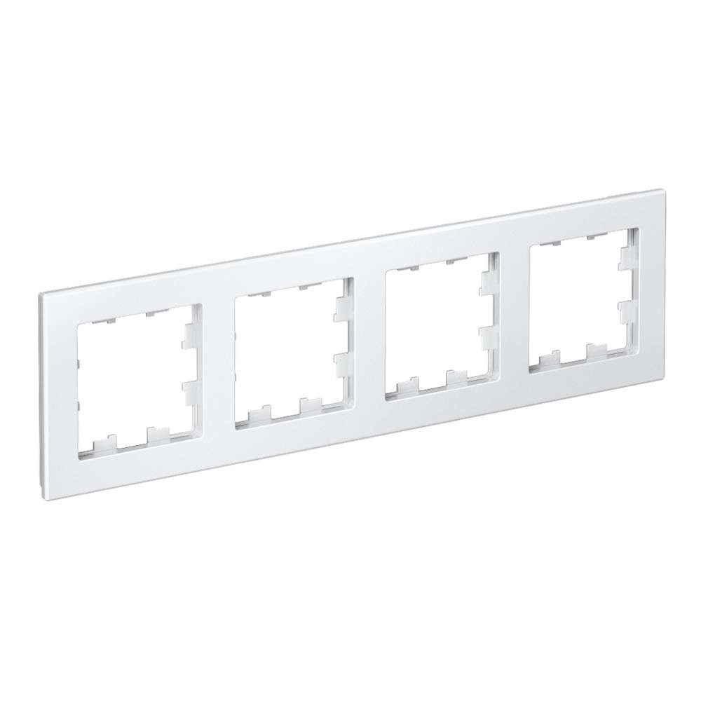 Рамка 4 поста универсальная (белый) ATLASDESIGN SE