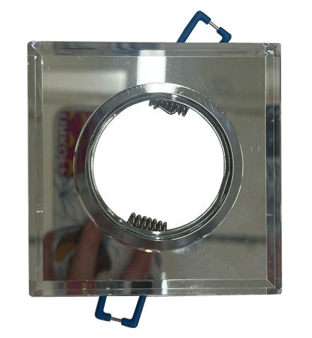 Светильник точечный неповоротный BOHEMIA 51 20 70 50Вт GU5.3 90х90х10мм Øотв.60мм IP20 ITALMAC белое зеркало УЦЕНКА