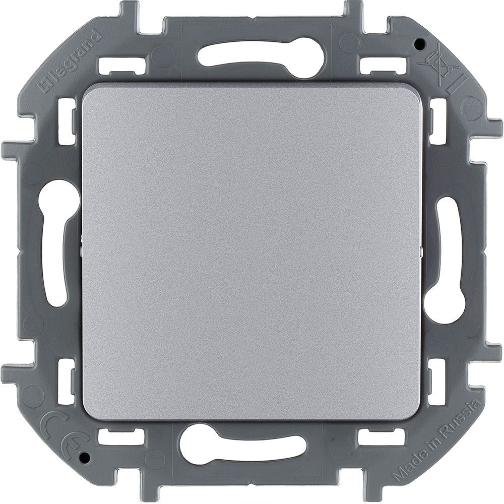 Переключатель 1кл (алюминий) INSPIRIA Legrand/Daccord (673652)