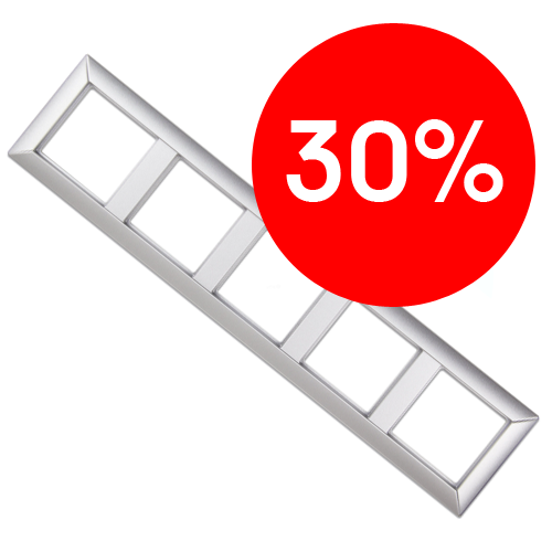 Рамка 5 постов (алюминий) ECO Profi JUNG