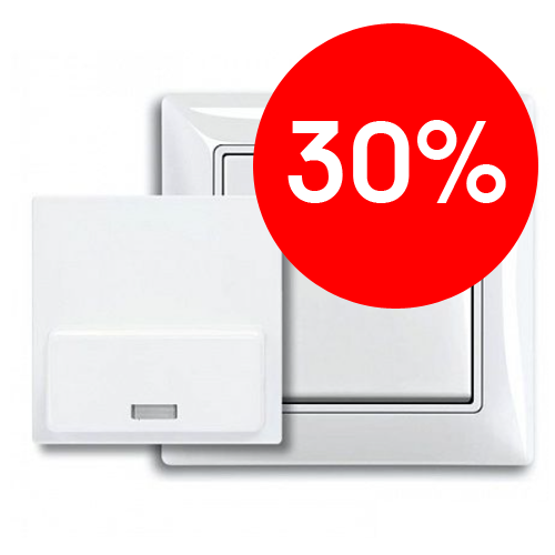 Центральная плата для 8218U. 8254-94 (альпийский белый) Basic 55 ABB УЦЕНКА